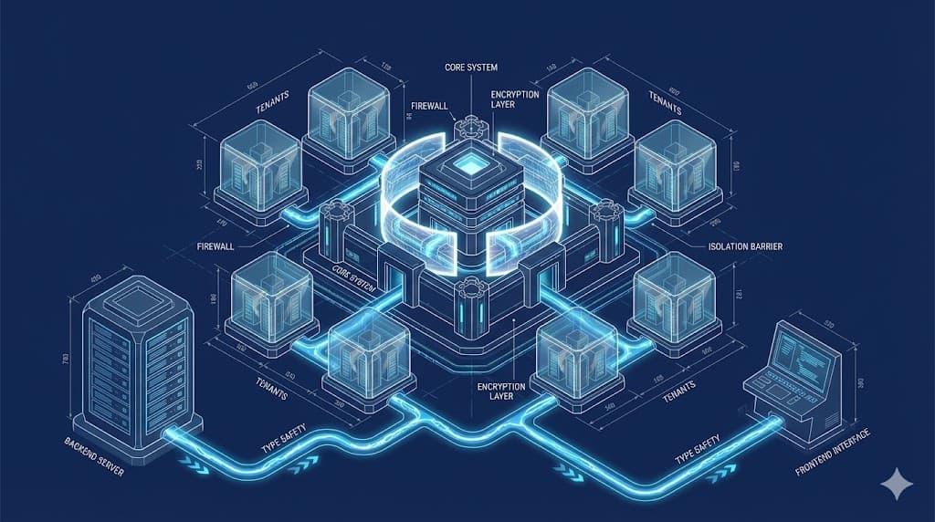 Forteresse SaaS : Sécurité Multi-Tenant et Typage End-to-End