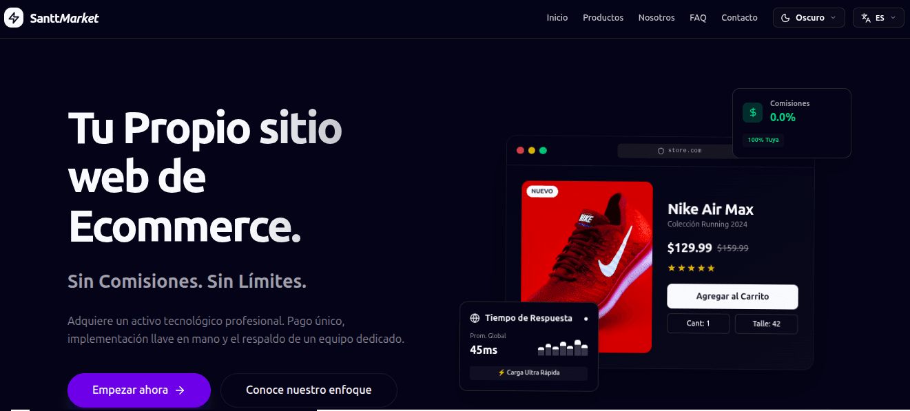 Marketplace: Motor de E-commerce Premium con Arquitectura Escalable